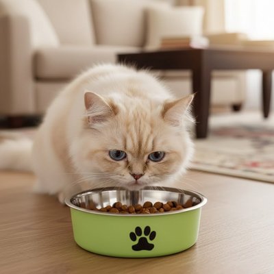 Gamelle chat | Ergonomique Anti - Gaspillage™ - Mon petit matou